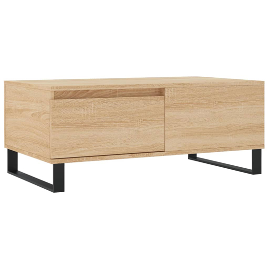 Henry Wooden Coffee Table With 1 Drawer In Sonoma Oak