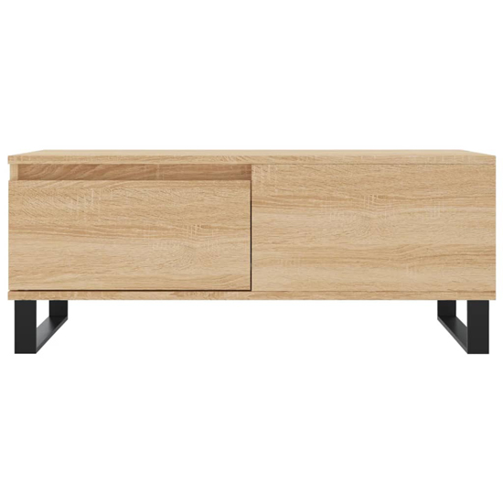 Henry Wooden Coffee Table With 1 Drawer In Sonoma Oak