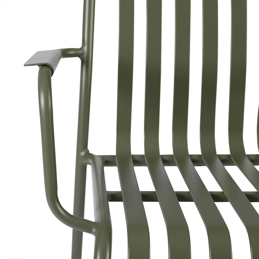 Herano Aluminium Stacking Armchair in Pine Green