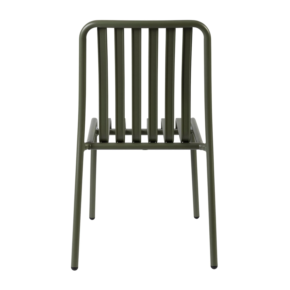 Herano Aluminium Stacking Side Chair in Pine Green