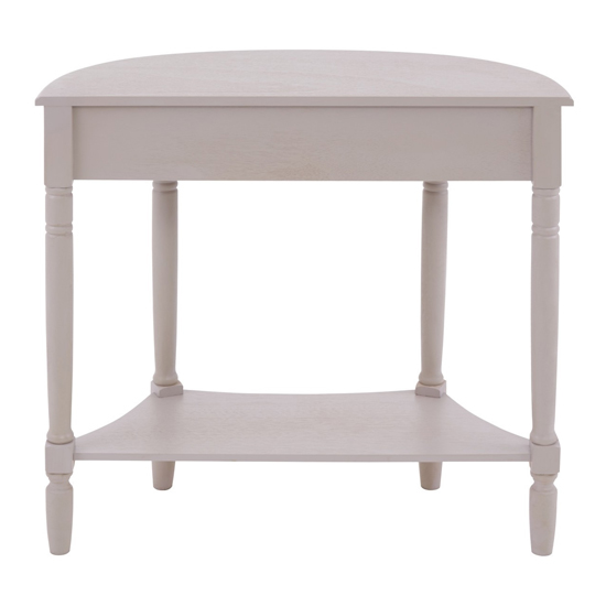 Heritox Half Moon 1 Drawer Console Table In Vintage Grey_5