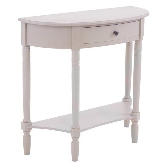 Half moon console table