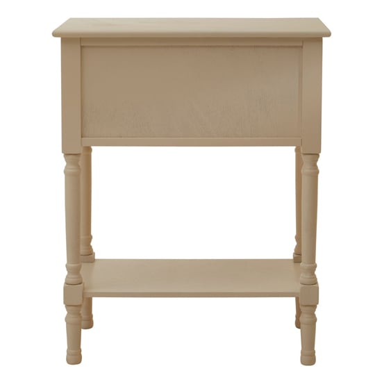 Heritox Wooden 3 Drawers Console Table In Pearl White_4