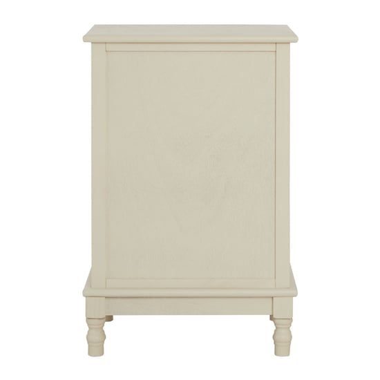 Heritox Wooden Chest Of Drawers In Pearl White