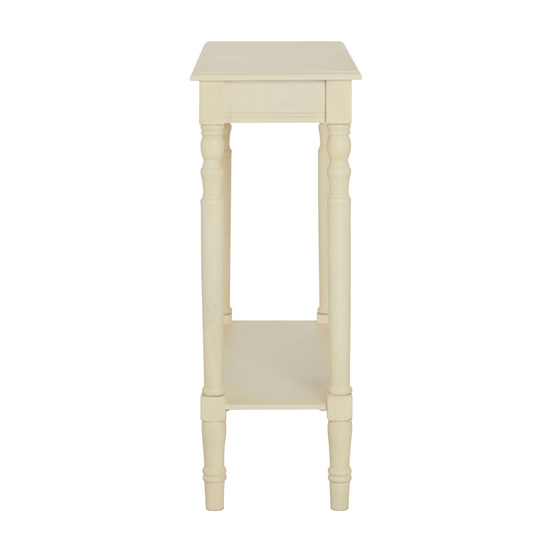 Heritox Wooden Console Table In Antique White_3