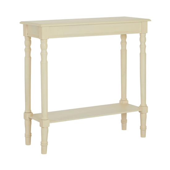 Product photograph of Heritox Wooden Console Table In Antique White from Furniture in Fashion