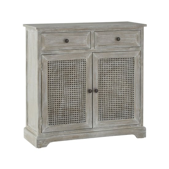 Read more about Heritox wooden sideboard with 2 doors 2 drawers in grey