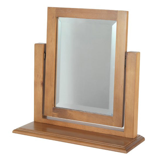 Product photograph of Herndon Dressing Table Mirror In Lacquered Frame from Furniture in Fashion