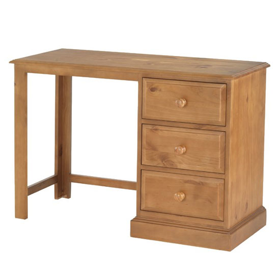 Herndon Wooden Dressing Table In Lacquered