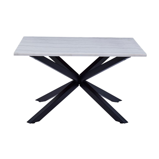 Herriman Marble Coffee Table In Guangxi white With Black Legs_2
