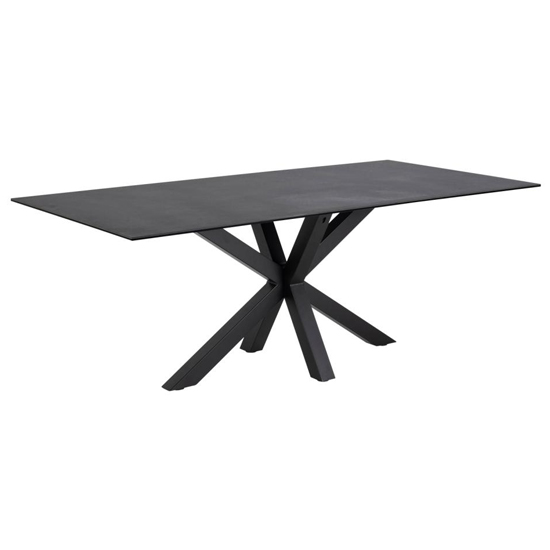 Read more about Herriman rectangular marble dining table in fairbanks black