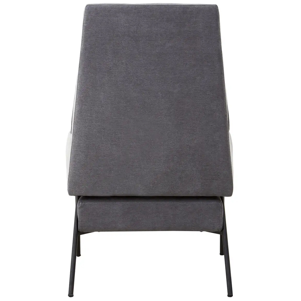 Herriman Velvet Bedroom Chair In Ash
