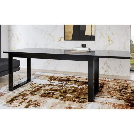 Herrin Extending Glass Top Dining Table In Grey