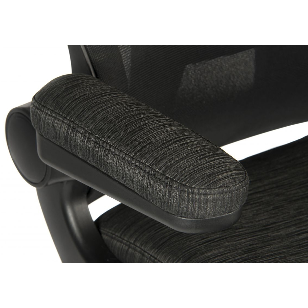 Hershey Fabric Home And Office Chair In Black