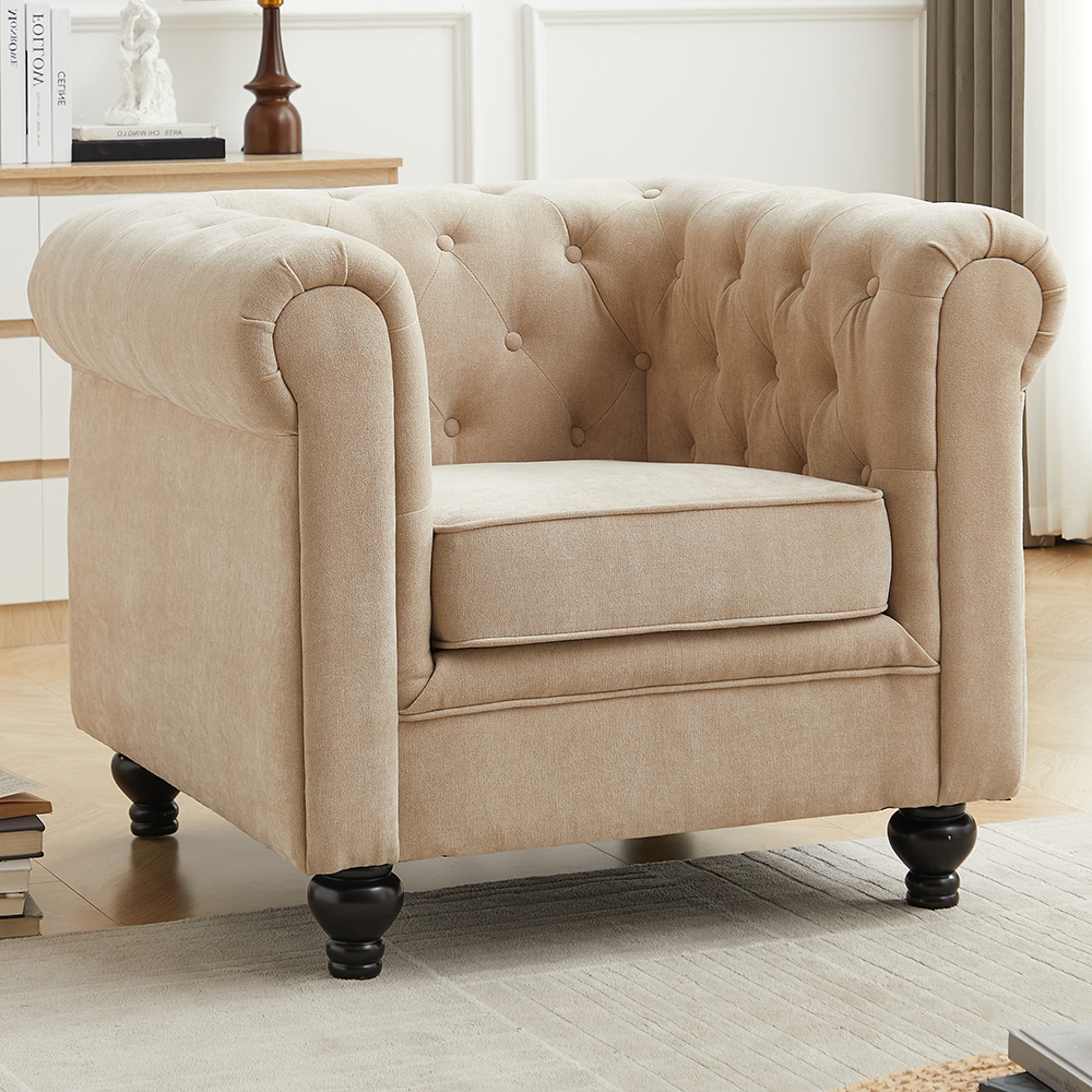 Hertford Fabric 3+2+1 Seater Sofa Set In Stone