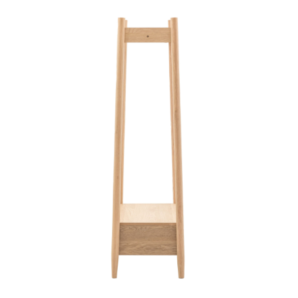 Hervey Wooden Coat Rack With 1 Shelf In Natural