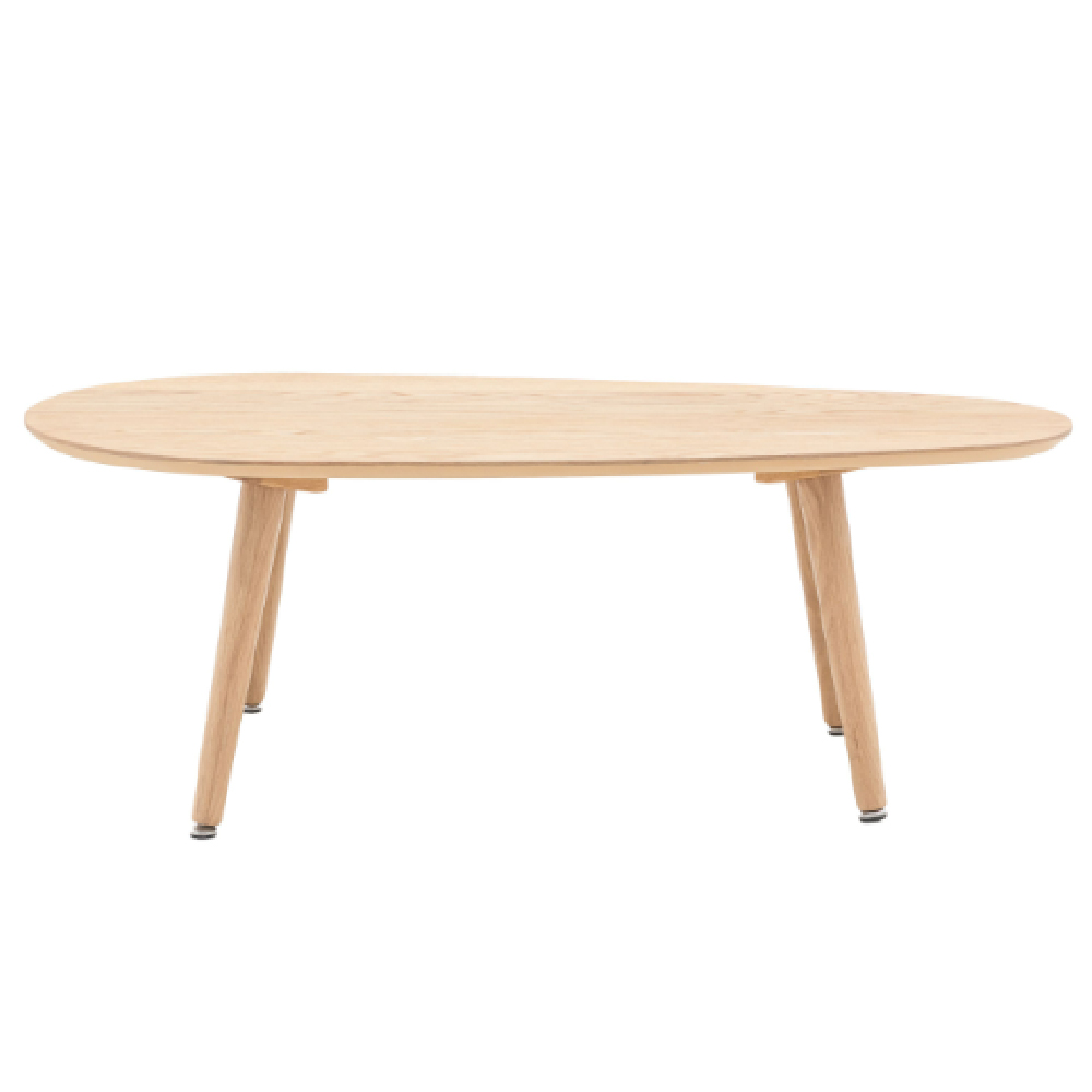 Hervey Wooden Coffee Table In Natural