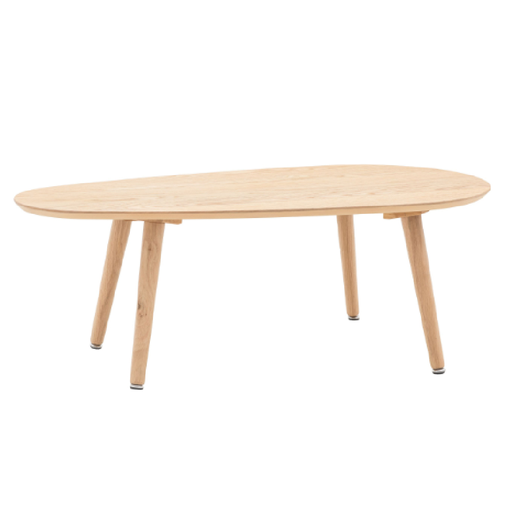Hervey Wooden Coffee Table In Natural