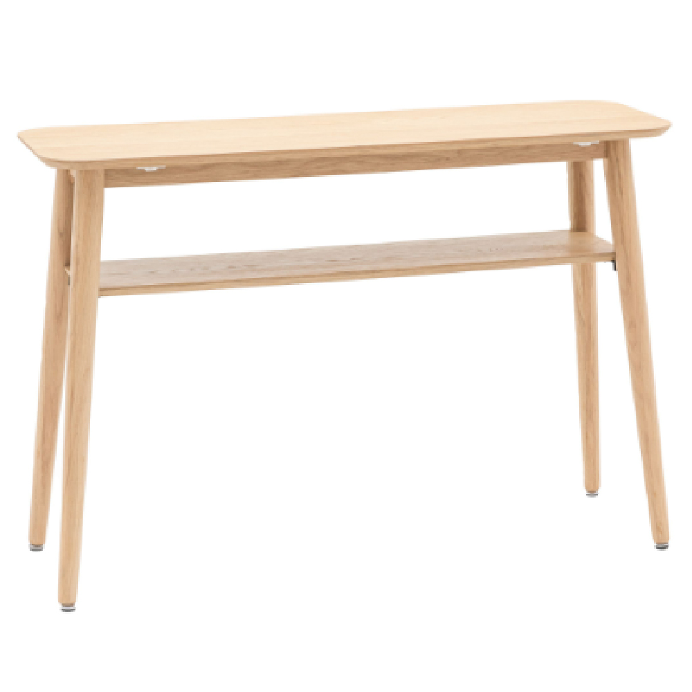 Hervey Wooden Console Table In Natural