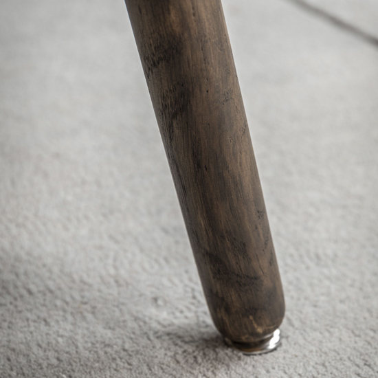 Hervey Wooden Dining Table Rectangular In Smoked Oak
