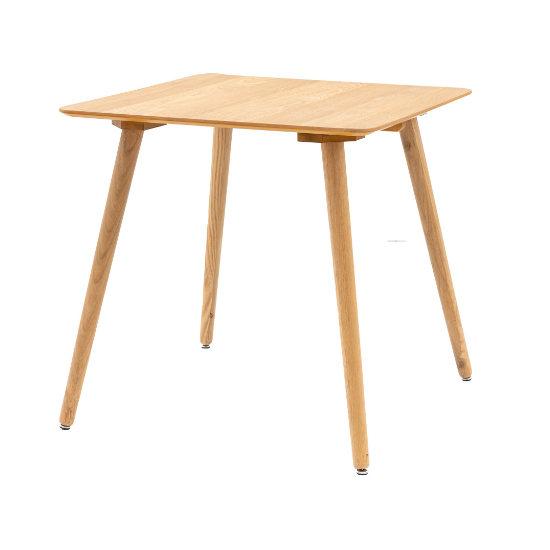 Product photograph of Hervey Wooden Dining Table Square In Natural from Furniture in Fashion