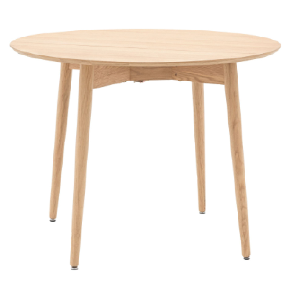 Hervey Wooden Folding Dining Table In Natural