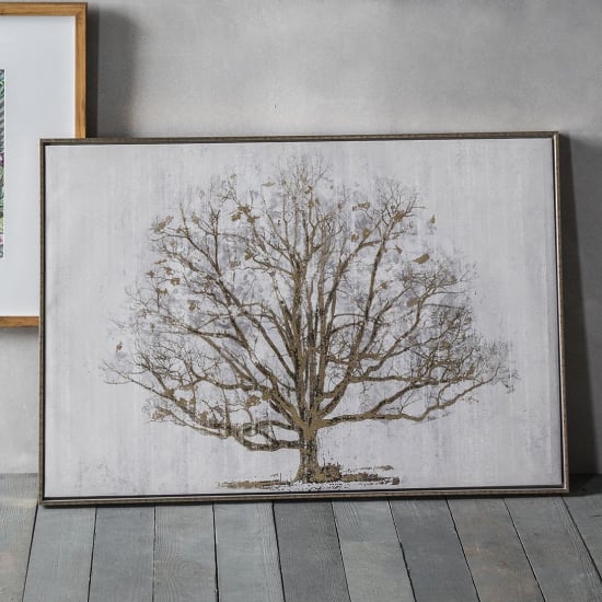 Hester Golden Oak Framed Wall Art In Brown And Natural_1