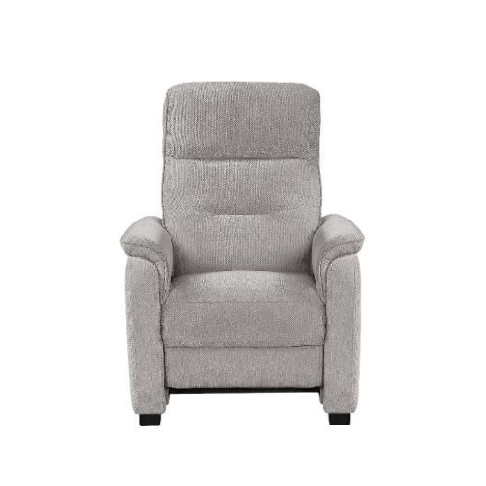 Hidalgo Fabric Recliner 1 Seater Sofa In Natural
