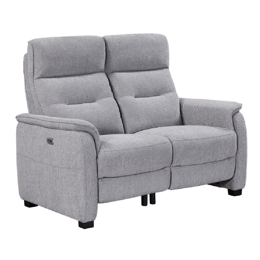 Read more about Hidalgo fabric recliner 2 seater sofa in pewter