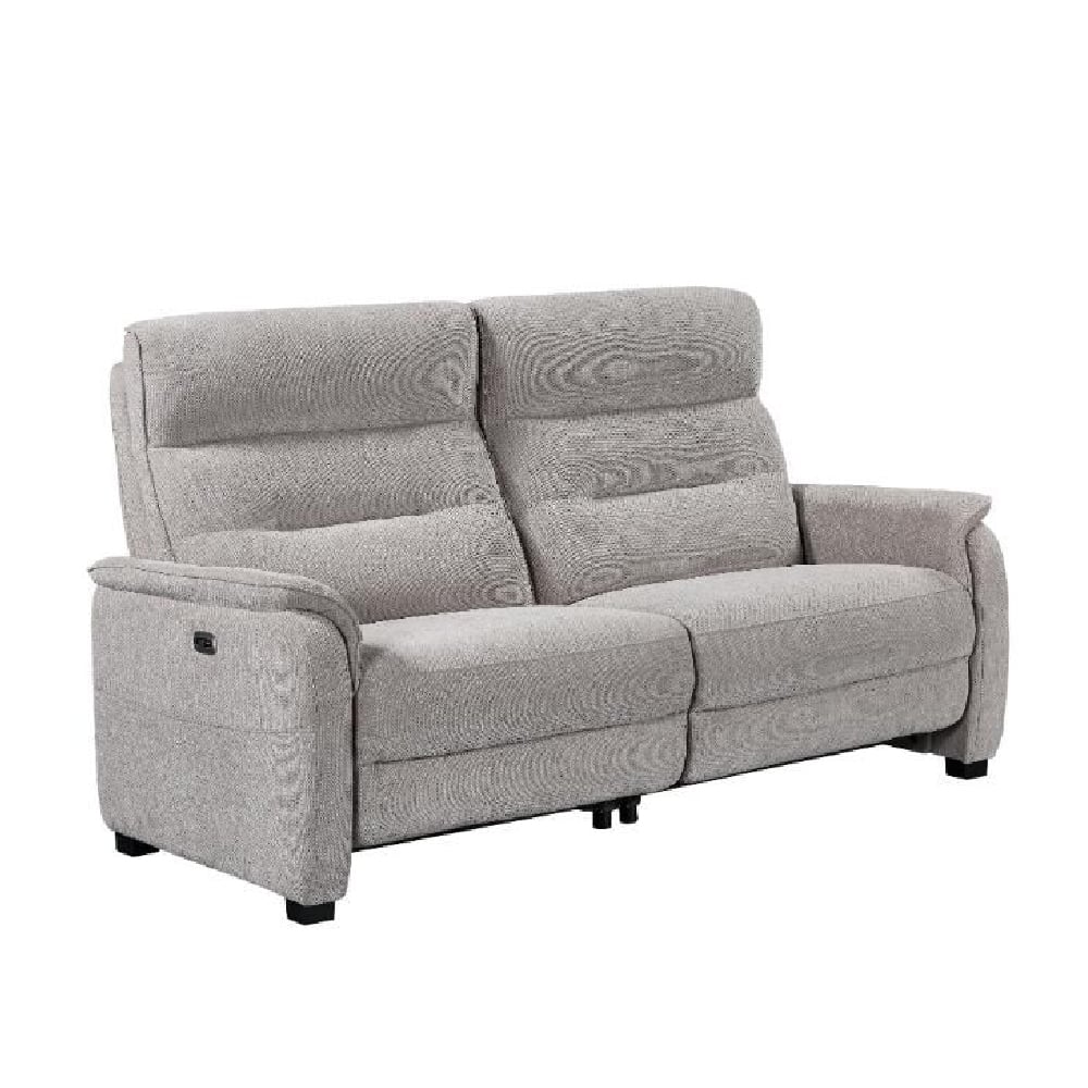 Read more about Hidalgo fabric recliner 3 seater sofa in natural
