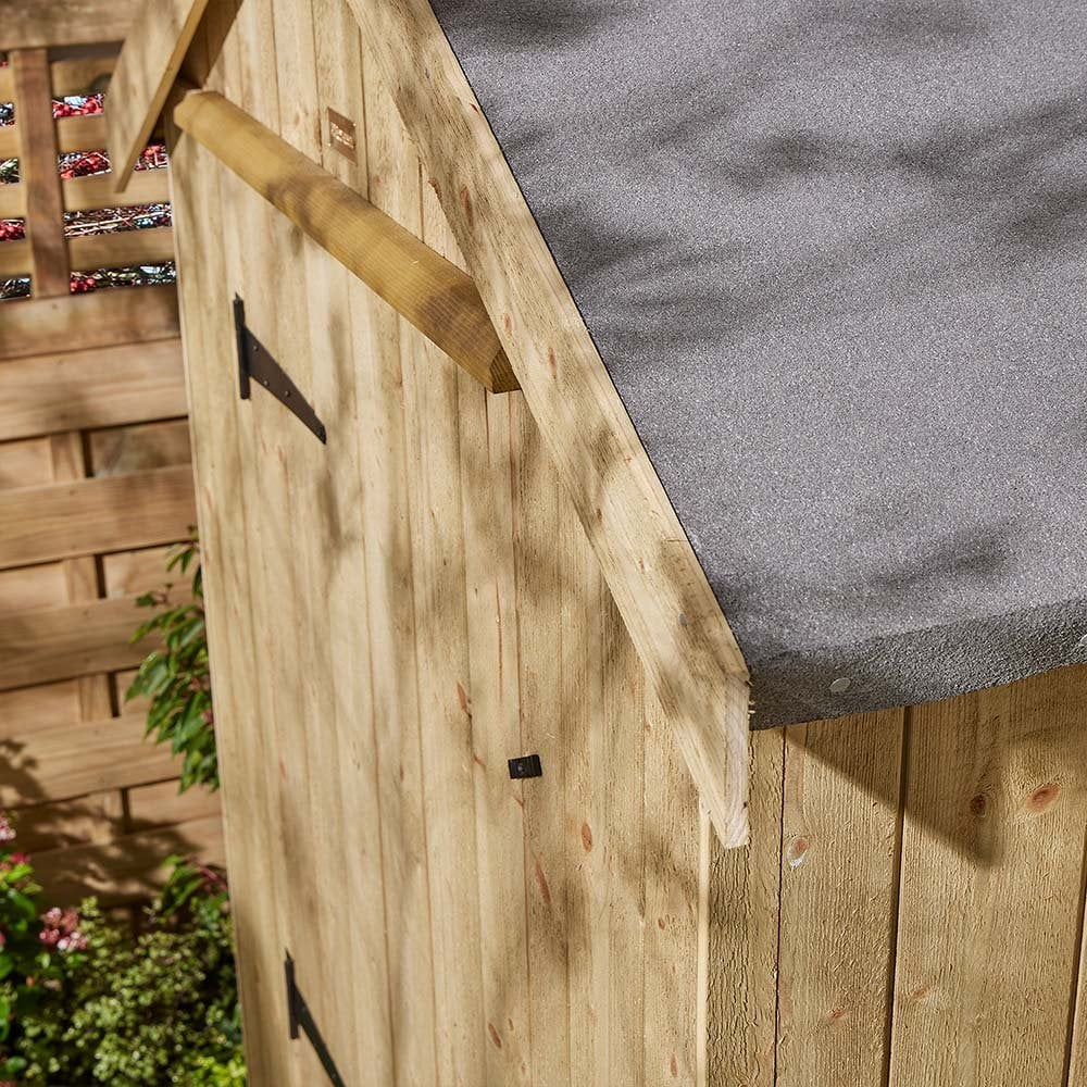 Hidalgo Large Wooden Garden Heritage Shed With 1 Door In Natural
