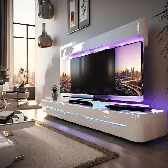 High Gloss TV Stands, Units & Cabinets UK