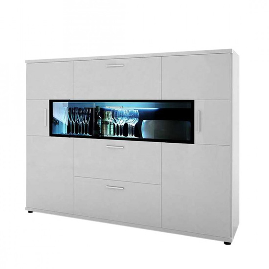 highboard corana hw101t14 - 6 Ways To Impress Your Guests With Our Stunning Sideboards With Led Lighting