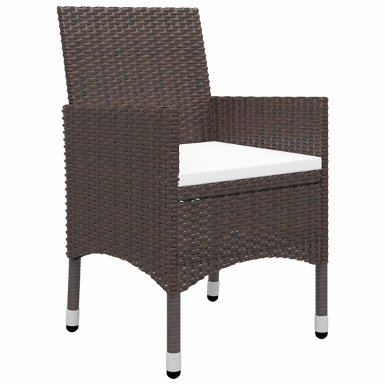 Highbury Poly Rattan 9 Piece Garden Dining Set In Brown