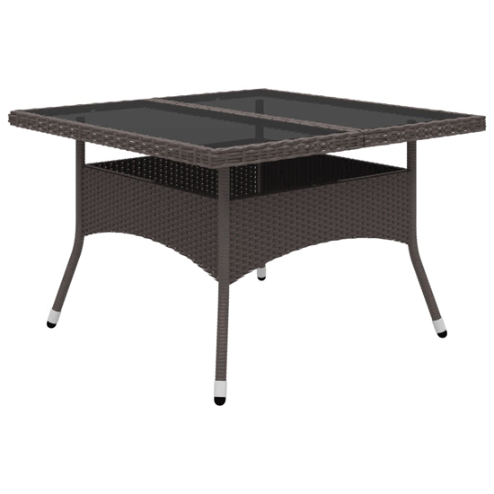 Highbury Poly Rattan 9 Piece Garden Dining Set In Brown