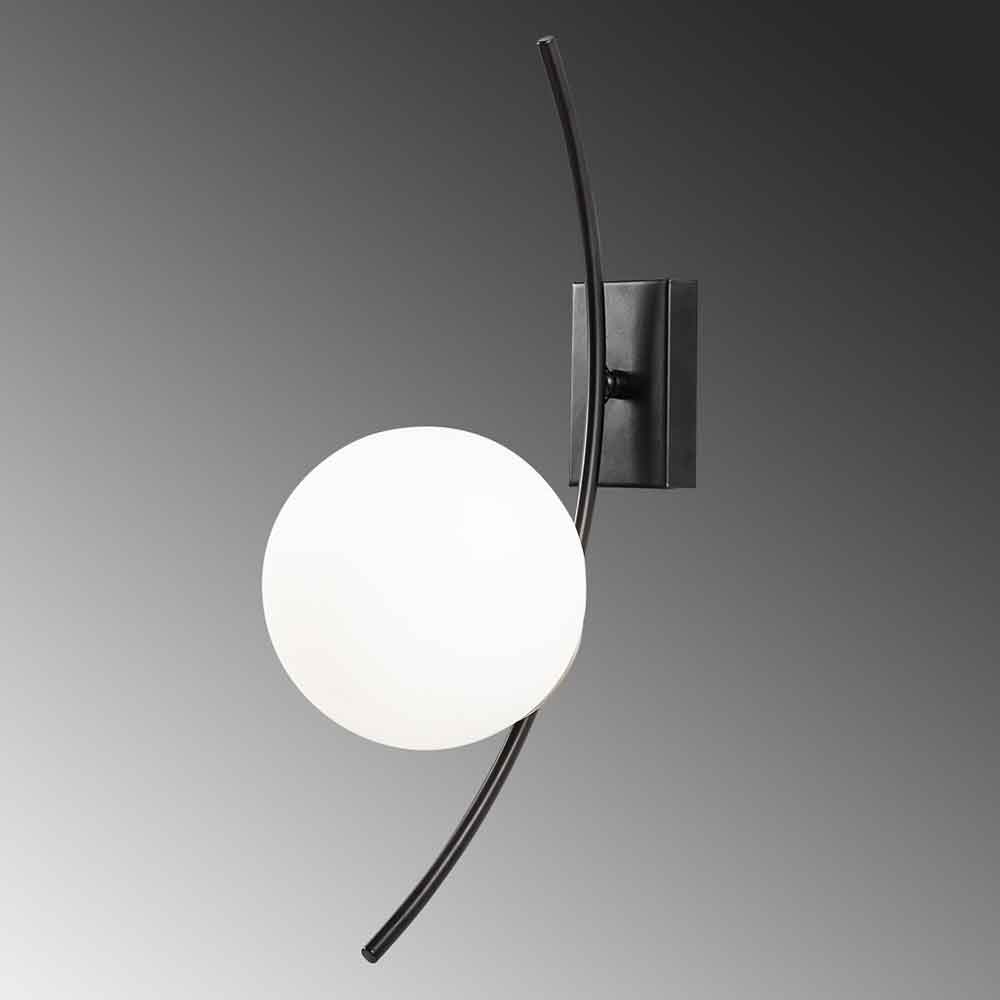 Hilal Metal Wall Lamp in Black