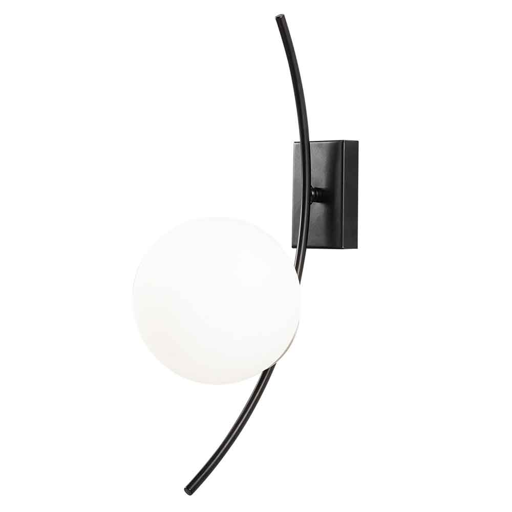 Hilal Metal Wall Lamp in Black