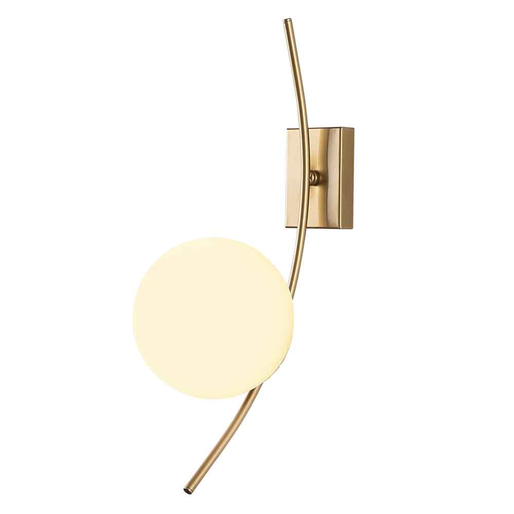 Hilal Metal Wall Lamp in Gold