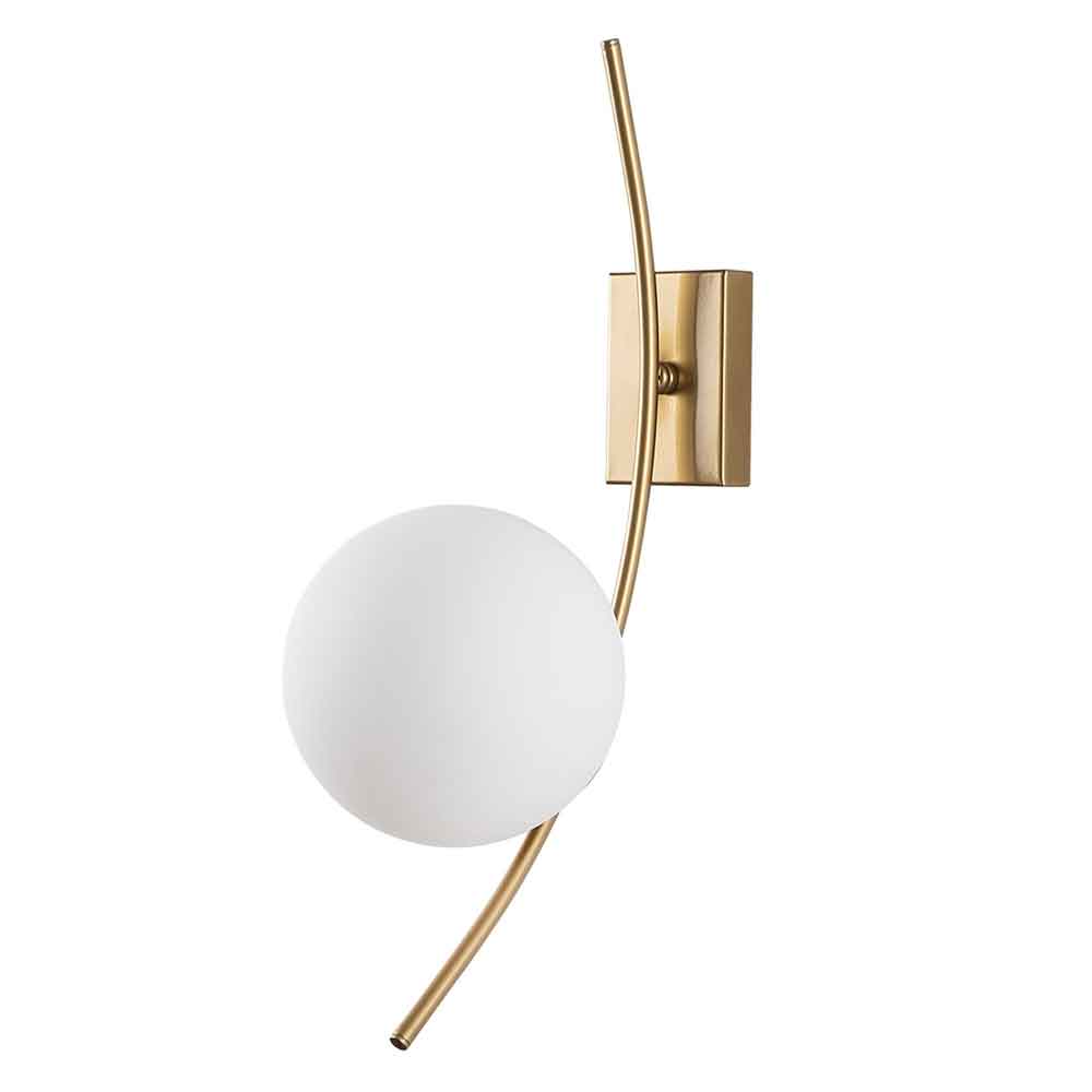 Hilal Metal Wall Lamp in Gold