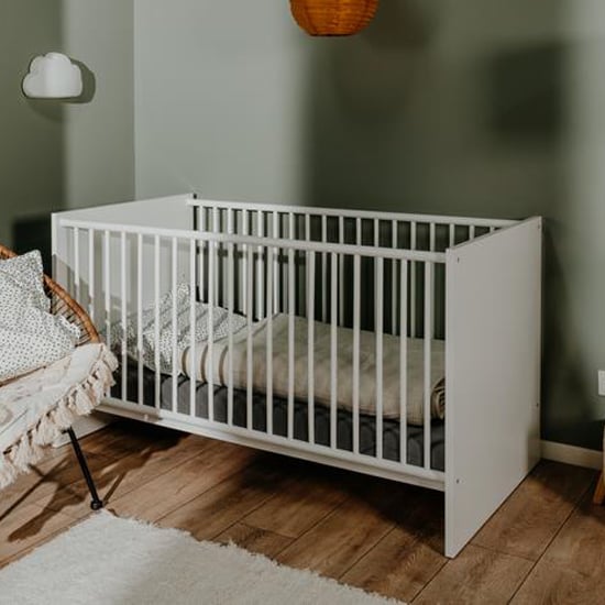 Hilary Wooden Baby Cot In White_1