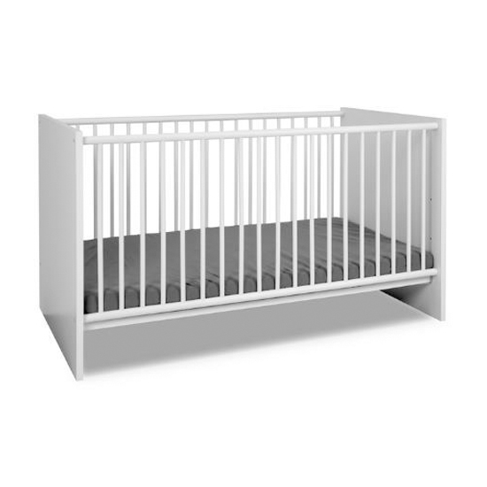 Hilary Large Wooden Baby Cot In White_2