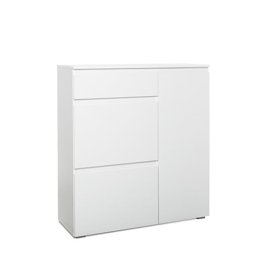 Hilary Wooden Shoe Storage Cabinet In White_2