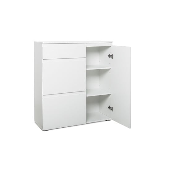 Hilary Wooden Shoe Storage Cabinet In White_3