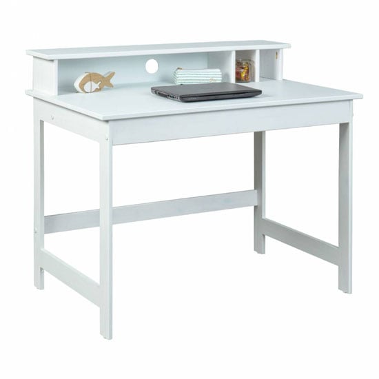 Read more about Hilda wooden childrens writing desk in white