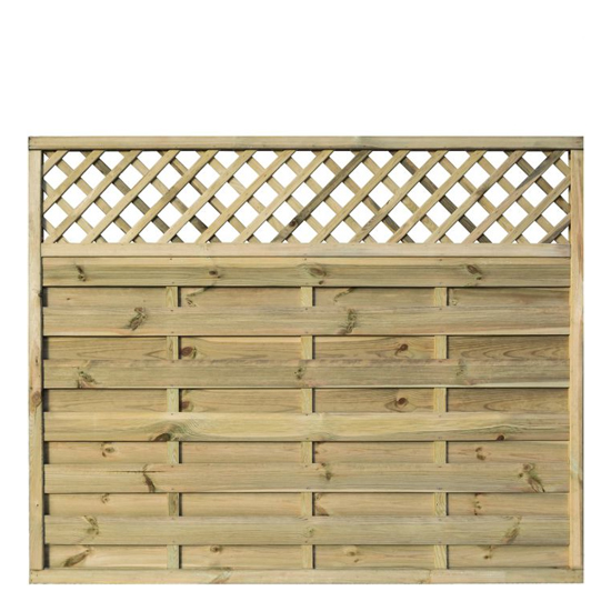 Hillowton Set Of 3 Wooden 6x5 Screen In Natural Timber