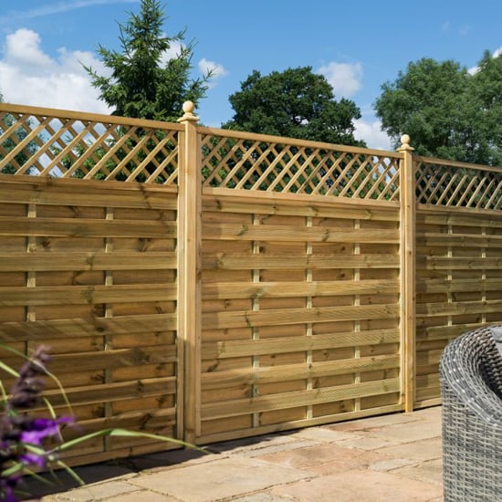 Read more about Hillowton set of 3 wooden 6x5 screen in natural timber