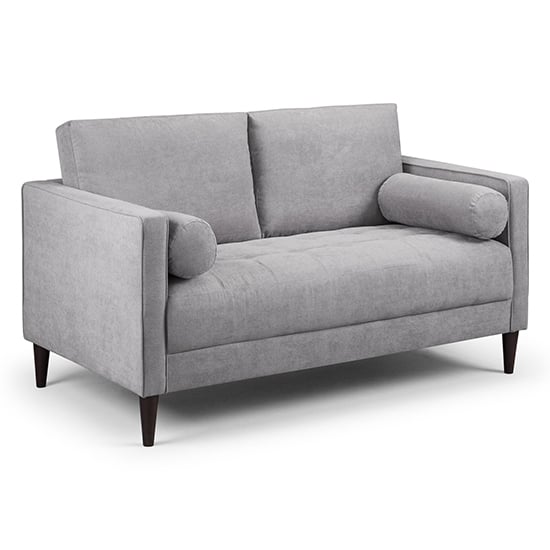 Hiltraud Fabric 2 Seater Sofa In Grey