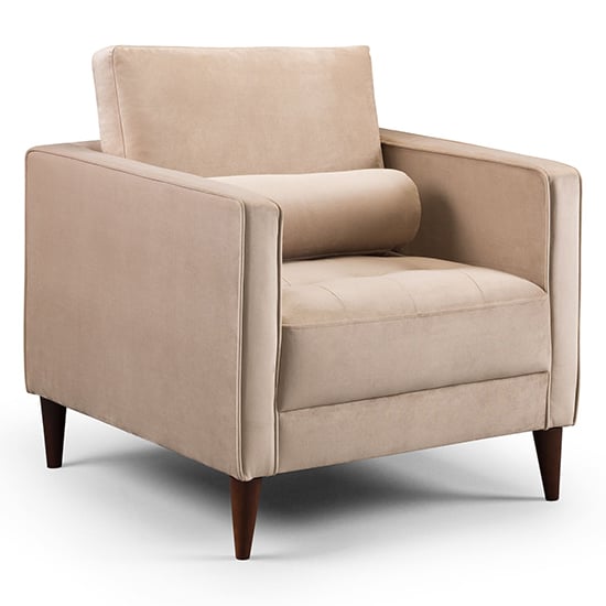 Photo of Hiltraud fabric armchair in beige