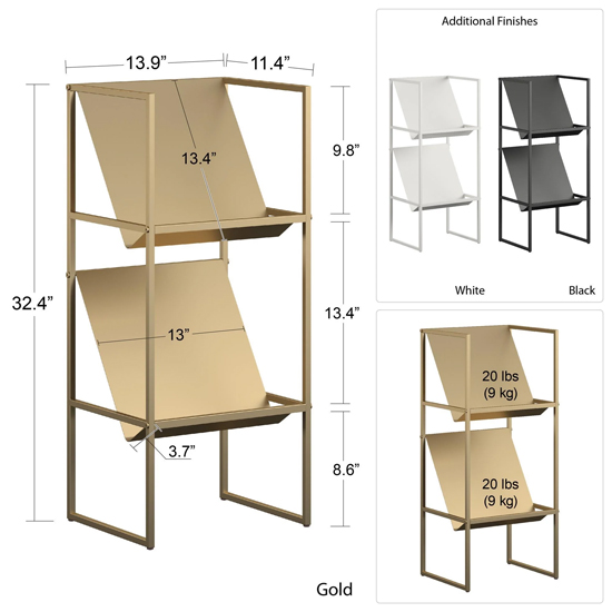 Hilux Metal Shelving Unit In Black