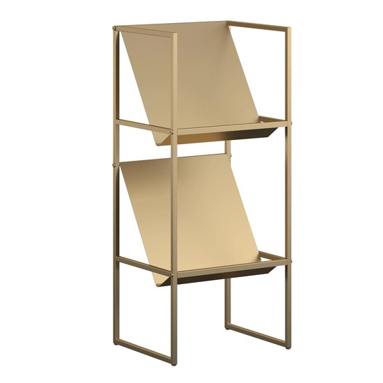Hilux Metal Shelving Unit In Gold